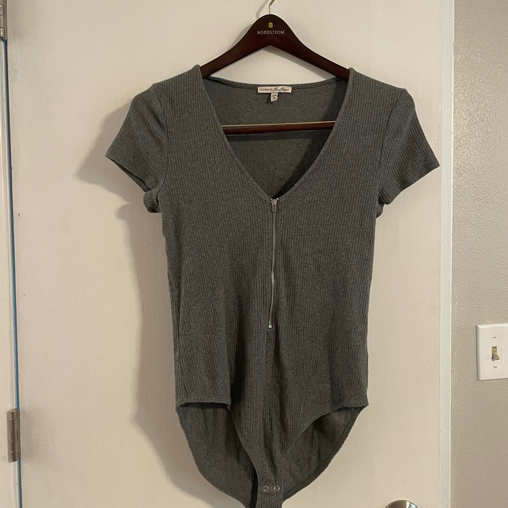 Zipper Shortless leotard